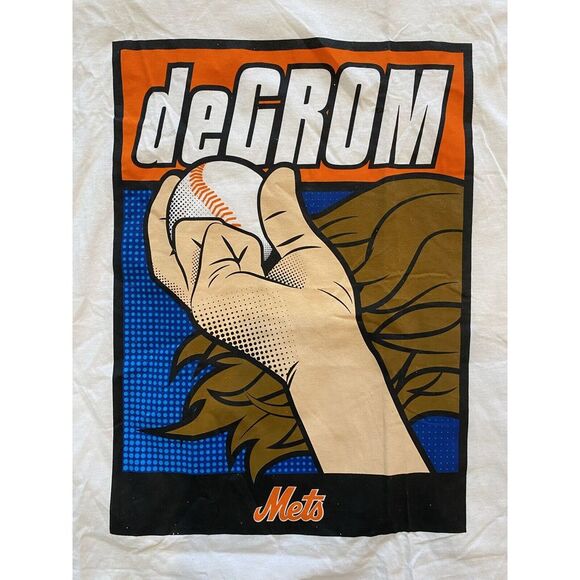 New York Mets Jacob deGrom SGA T-Shirt Size XL 6/2/2017 Empire City Casino - Picture 2 of 4